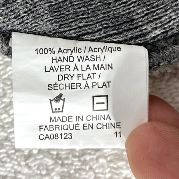 5/$25 Embroidered Empringham Unisex Grey Toque Beanie Winter Hat - Picture 6 of 11